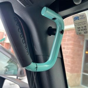 Turquoise pearl Jeep handles